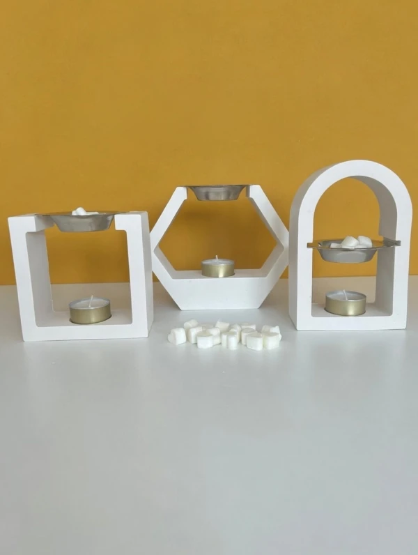 Workshop geurbrander van Jesmonite & Waxmelts maken. Elke dinsdag, donderdag en zaterdag